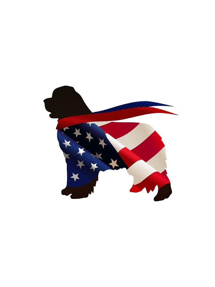 Patriotic Newfie by itsmechris