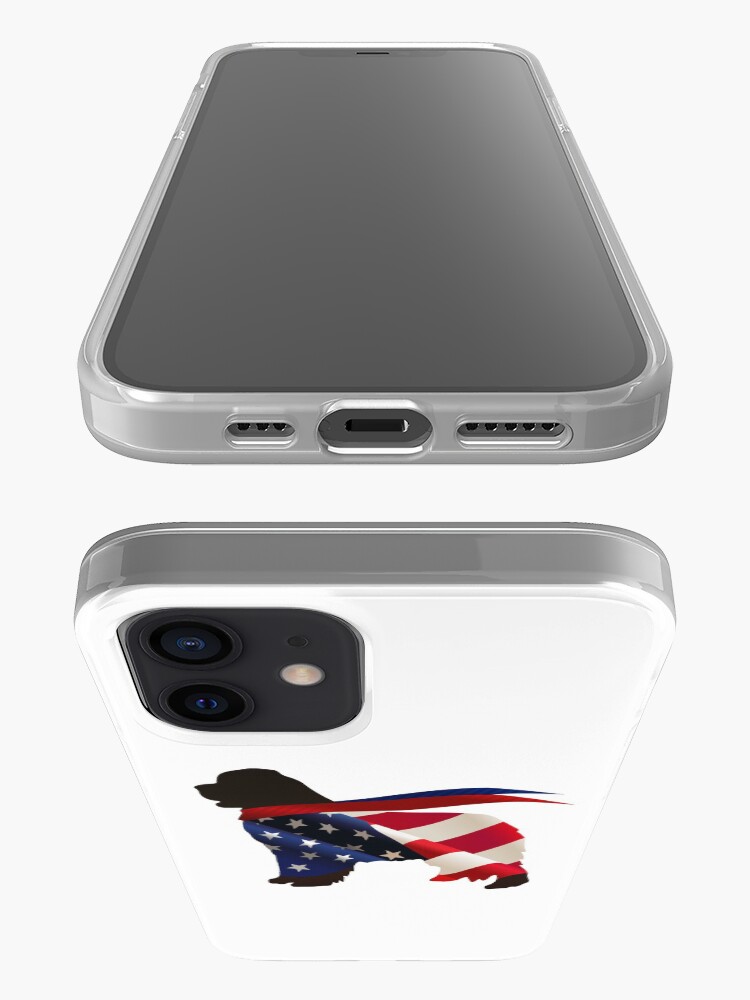 Alternate view of Patriotic Newfie iPhone Case & Cover