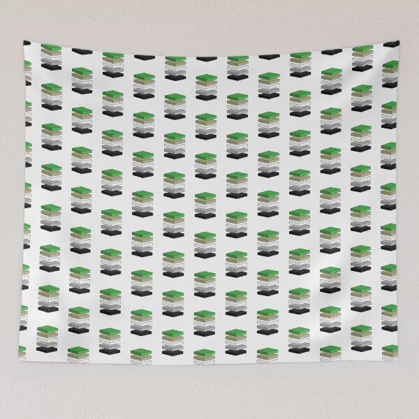 Item preview, GEOMETRIC AROMANTIC PRIDE FLAG designed and sold by ScarySarahShop.