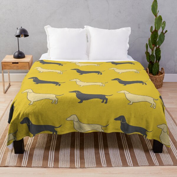 Item preview, Yellow Retro Sausage Dog designed and sold by meghhhan.