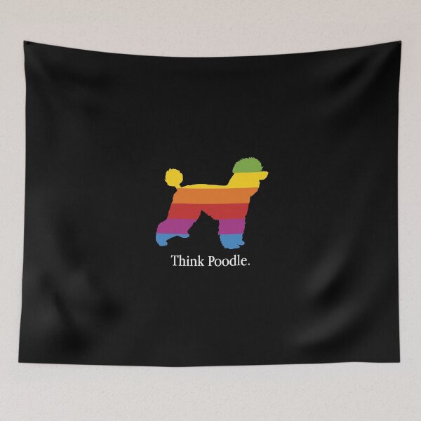 Item preview, Think Poodle - Dog Lover Dogs designed and sold by Superhero Gear.