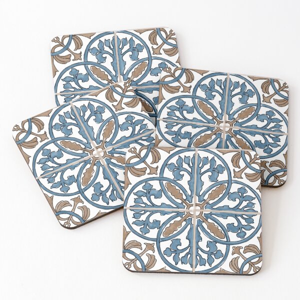 Item preview, Talavera in Blue & Khaki designed and sold by kschowe.