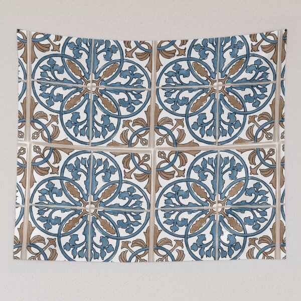Item preview, Talavera in Blue & Khaki designed and sold by kschowe.
