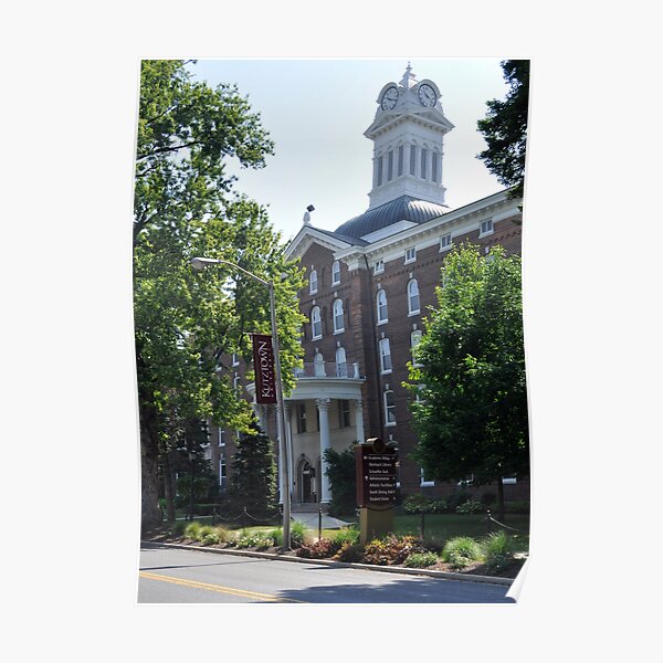 Old Main Clock Tower Poster