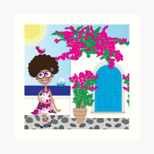 Santorini Art Print