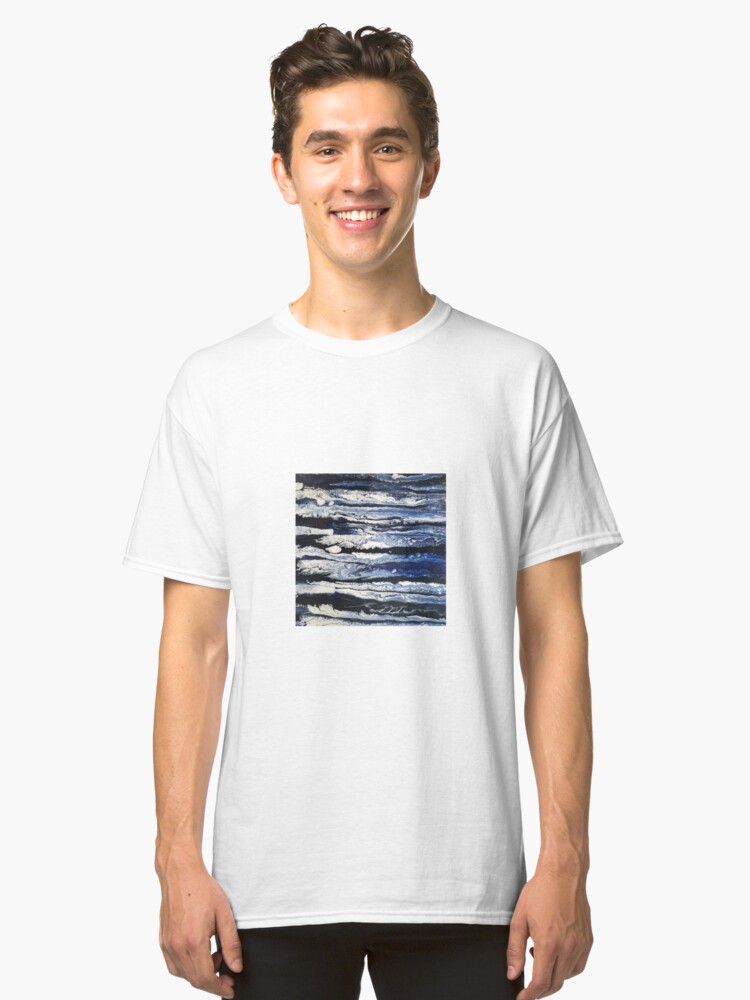 Alternate view of Moonlight Waves Classic T-Shirt