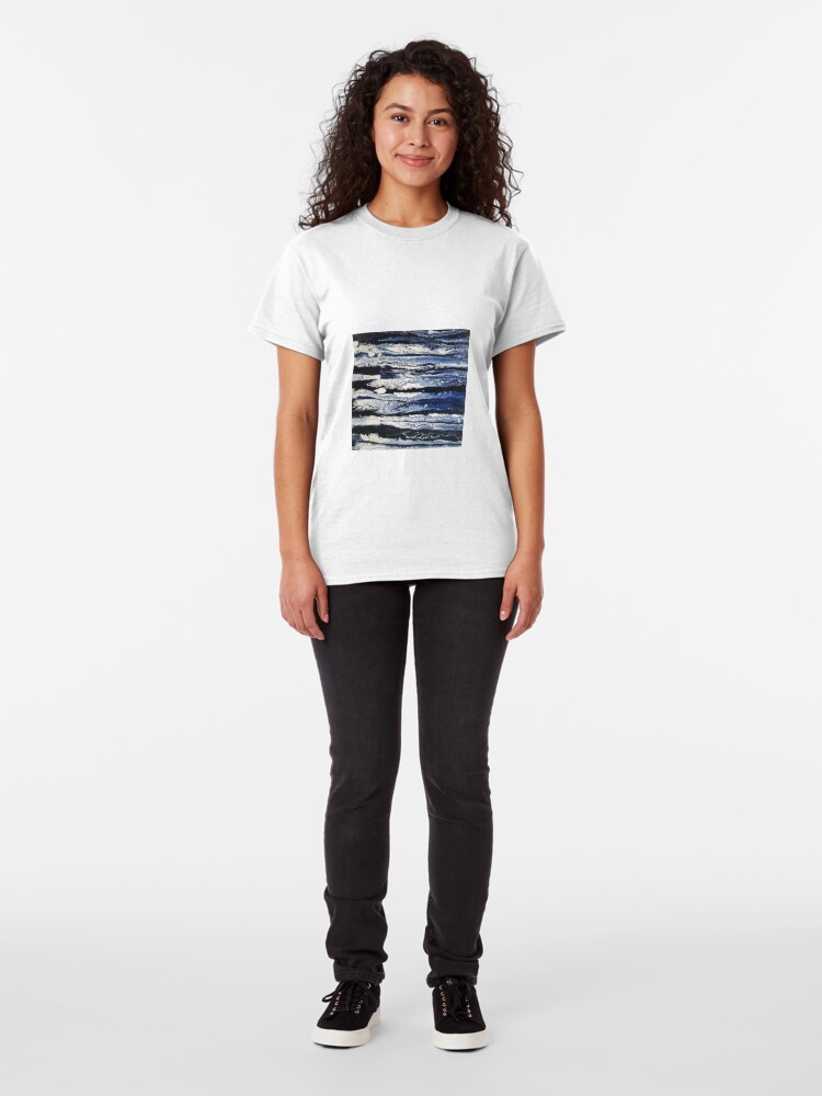 Alternate view of Moonlight Waves Classic T-Shirt