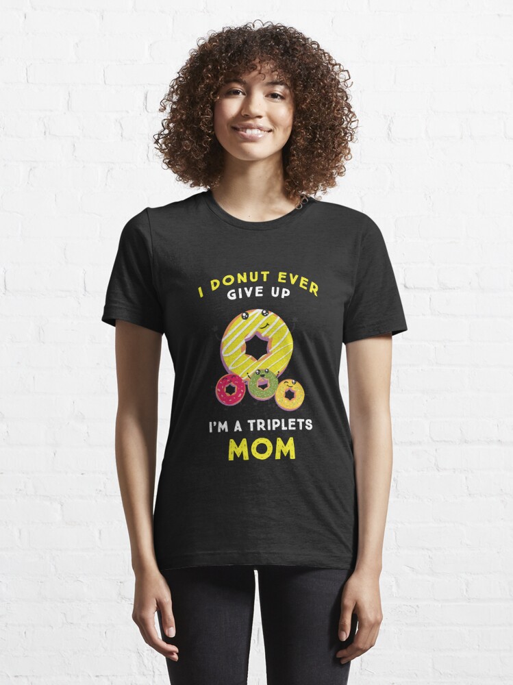 Donut Mom Shirt Funny Mom Gift Shirts For Women' Women's Premium T