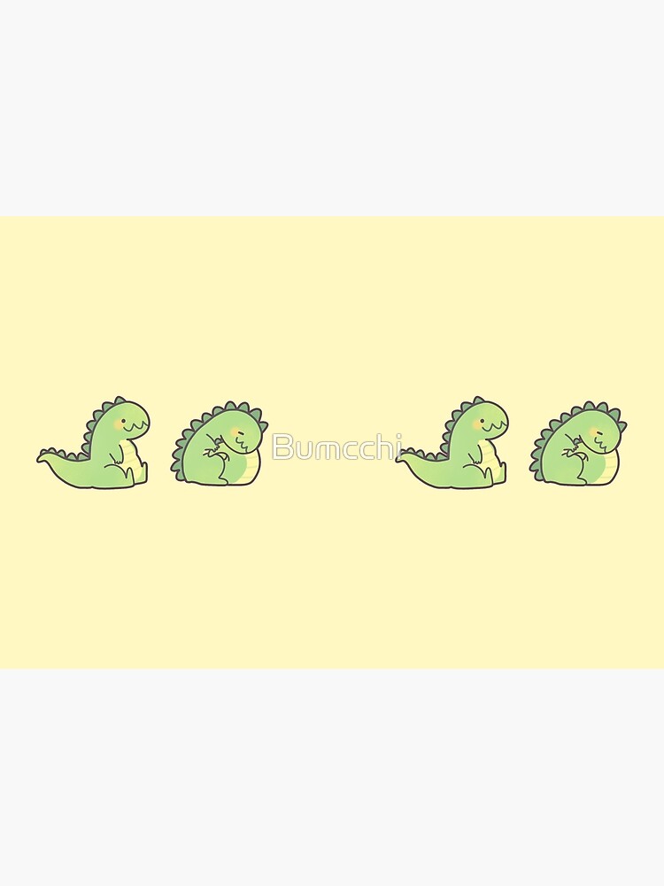 Cute Chubby Sleepy Dragon - Green by Bumcchi
