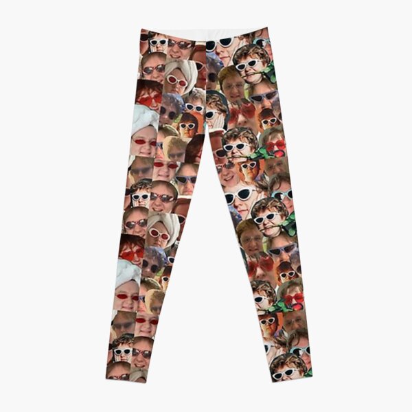 face collage Leggings