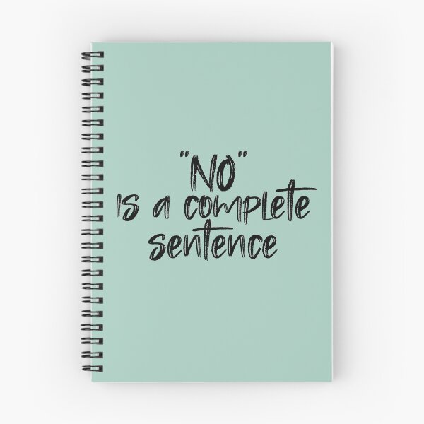 Item preview, "NO" is a complete sentence designed and sold by agrlandherfeels.
