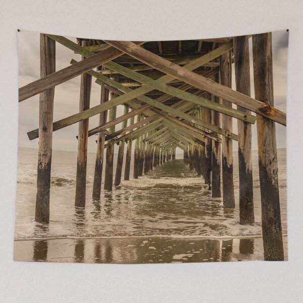 Item preview, Pier at the shore designed and sold by KensLensDesigns.