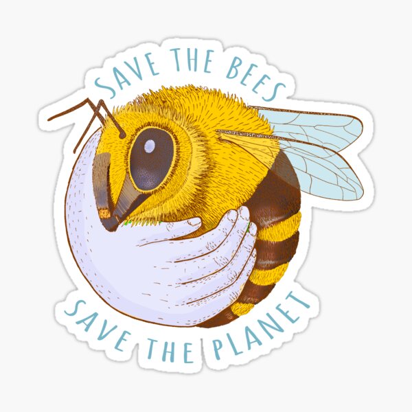 Save the Bees Stickers