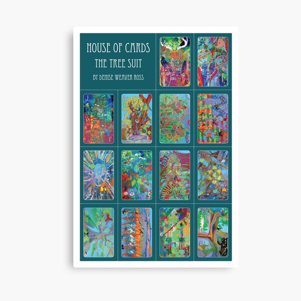 House of Cards: The Tree Suit Canvas Print