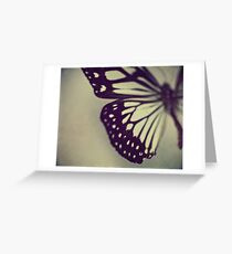 Black and White Wing Greeting Card