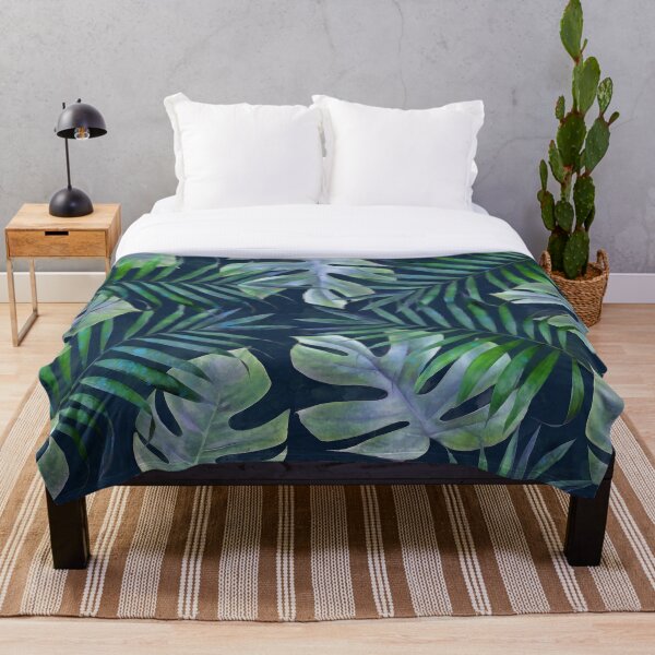Artikelvorschau, Night tropical leaves III entworfen und verkauft von CatyArte.