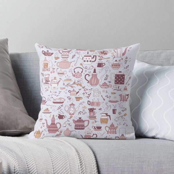 Teapots #1 Throw Pillow