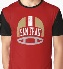 San Fran Retro Helmet - Red Graphic T-Shirt