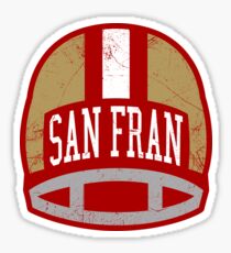 San Fran Retro Helmet - Red Sticker
