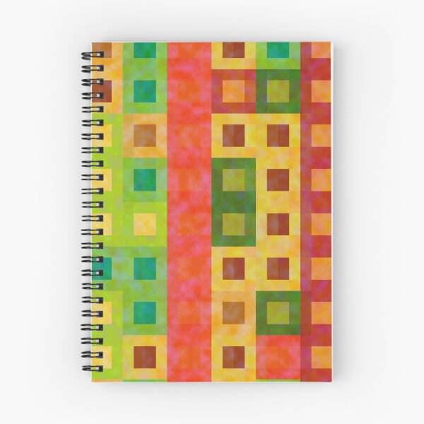 Item preview, Yellow Green Red Squares Geometric Abstract designed and sold by Ruth Palmer.