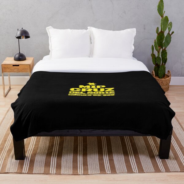 Yellow Vis a Vis Throw Blanket