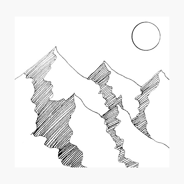 Item preview, Mountain Range designed and sold by Isabel Akers.