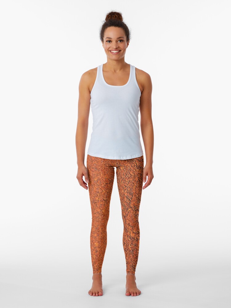 rust orange leggings