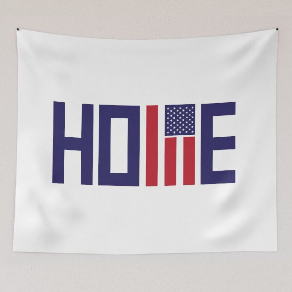 Item preview, HOME FLAG Celebration Independence Fourth of July designed and sold by gstrehlow2011.