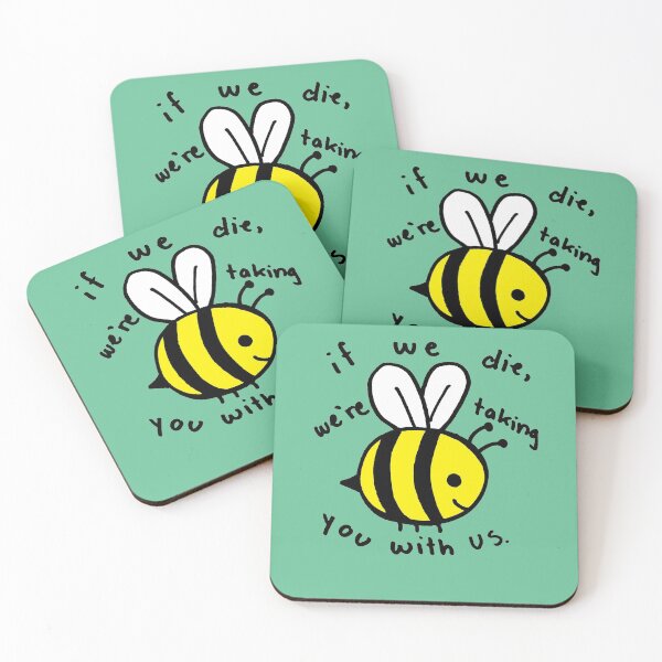 Item preview, Bee Threatened designed and sold by activespaceship.