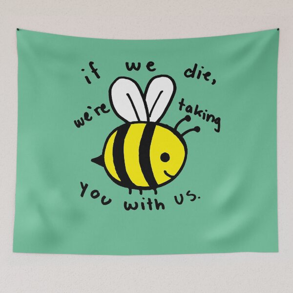 Item preview, Bee Threatened designed and sold by activespaceship.