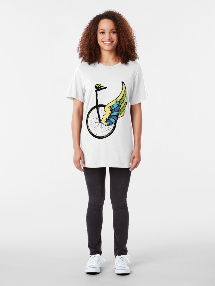 Alternate view of Angel Bike Slim Fit T-Shirt