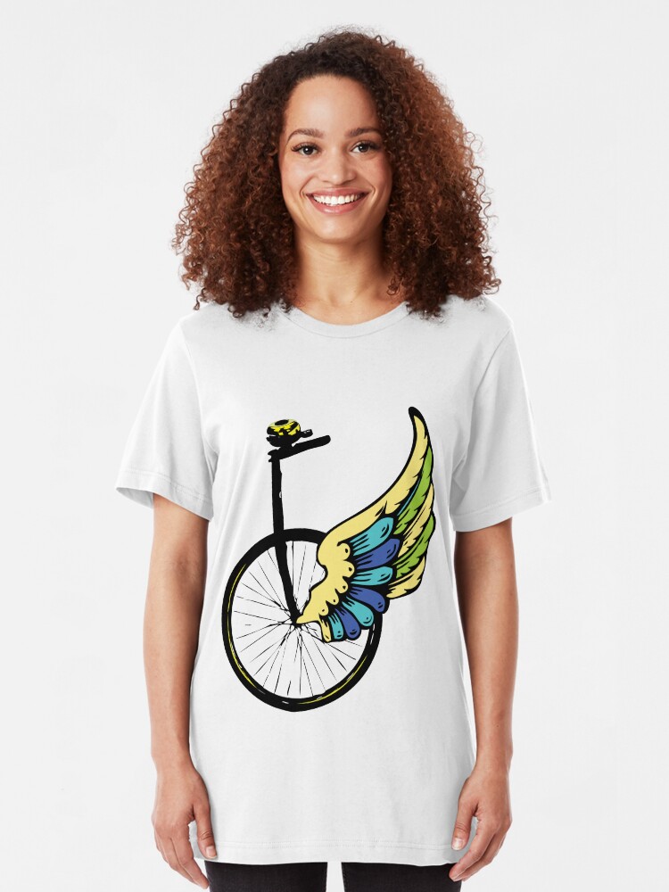 Alternate view of Angel Bike Slim Fit T-Shirt
