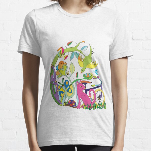 Garden of Earthly Bikes Essential T-Shirt