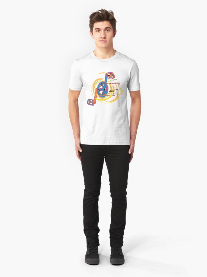 Alternate view of Going Round in Circles gets me Places Slim Fit T-Shirt