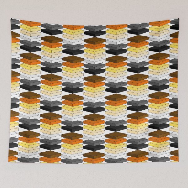 Item preview, Subtle Bear Pride Flag Geometric Design.  designed and sold by ScarySarahShop.