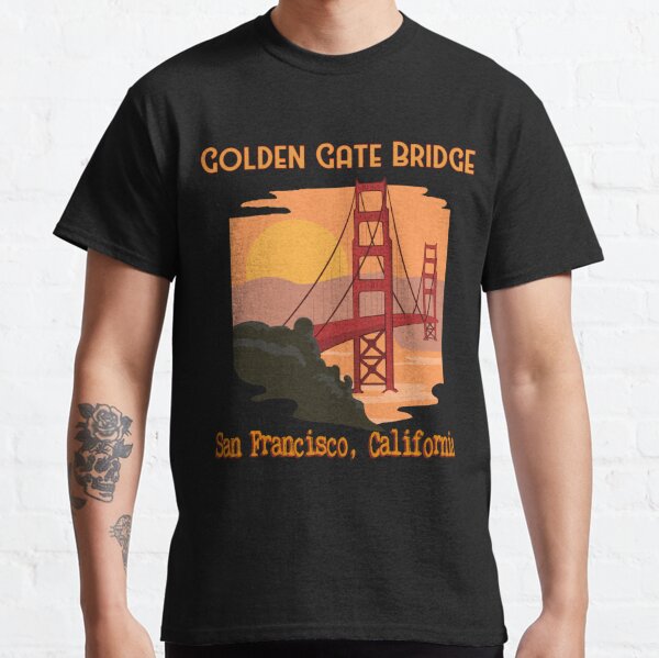 Grateful Dead Golden Gate San Francisco Skeleton T-shirt