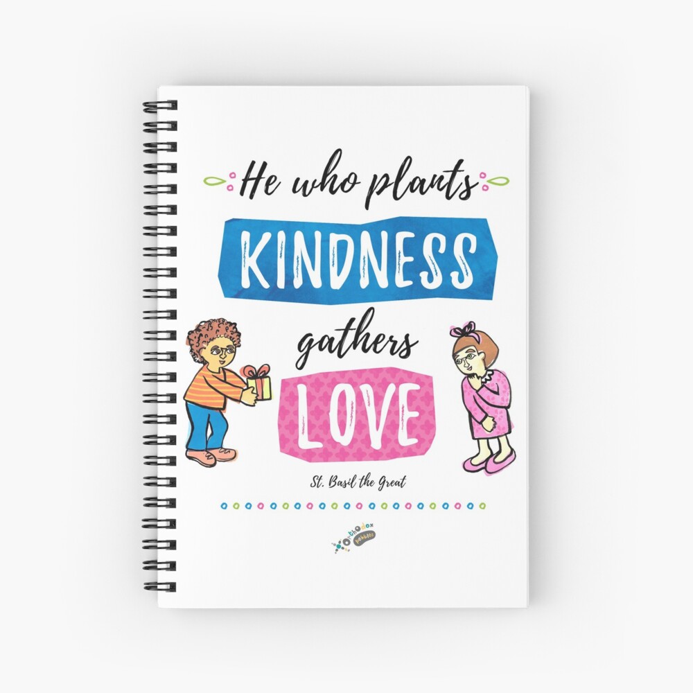 St. Basil quote Spiral Notebook
