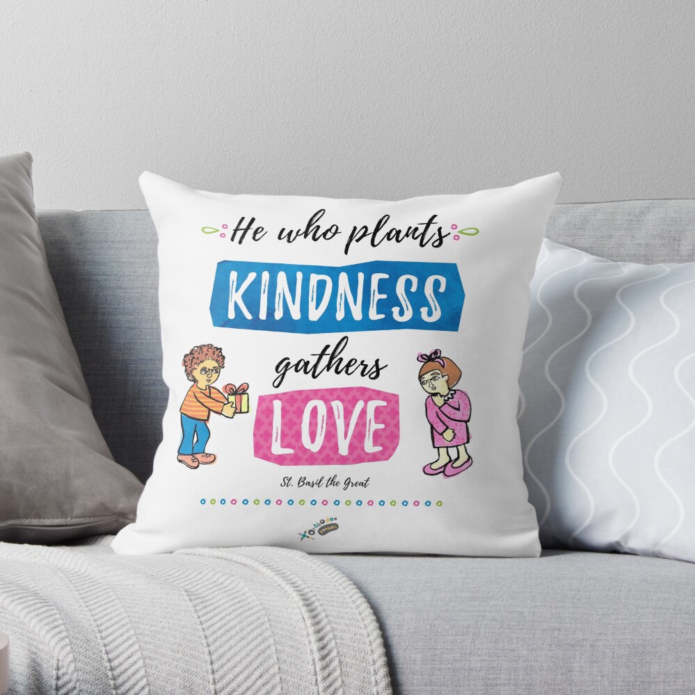 St. Basil quote Throw Pillow