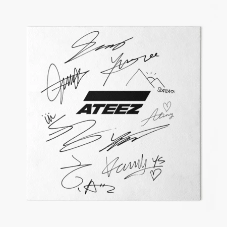 ATEEZサイン これ、サイン本物かな？ : r/ATEEZ