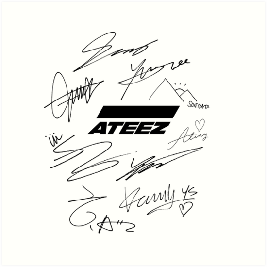 Ateez тату эскиз