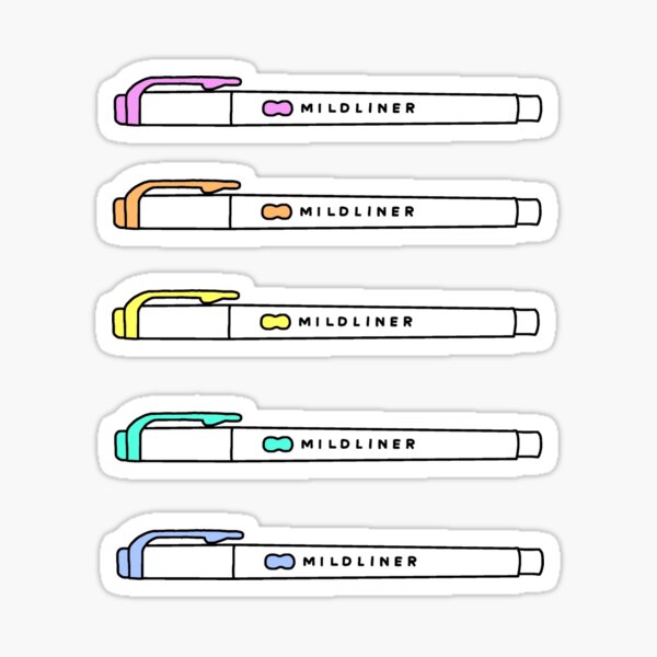 Mildliner sticker pack Sticker