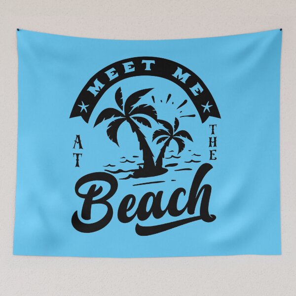 Item preview, Meet me at the beach nautical ocean beachy designed and sold by tiffanator606.