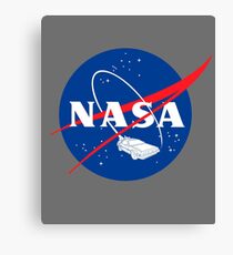 NASA Back 2 Future Canvas Print