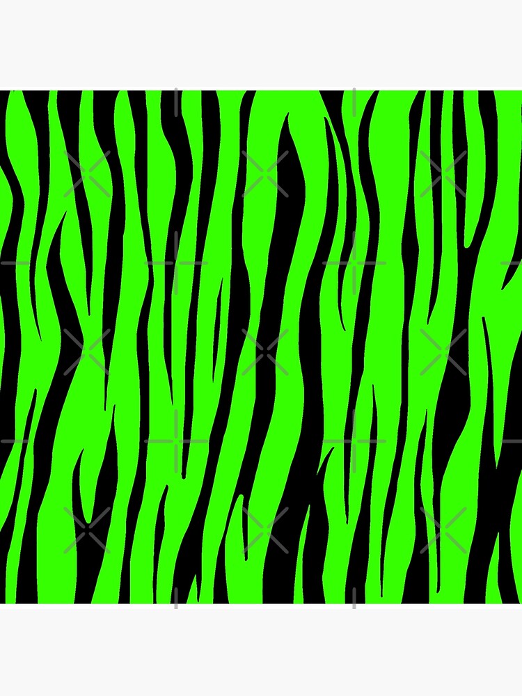 "Lime Green Zebra Print " Throw Pillow for Sale by Sookiesooker Redbubble