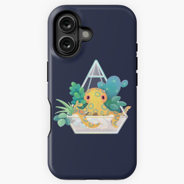 Vista previa del artículo con la obra «Terrario océano - Pulpo de anillos azules», diseñado y vendido por pikaole.