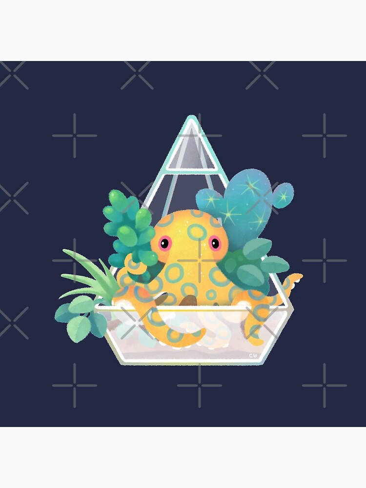 Ocean terrarium - Blue ringed octopus by pikaole