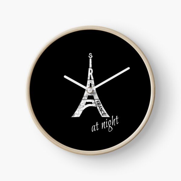 Paris at Night Souvenir Clock