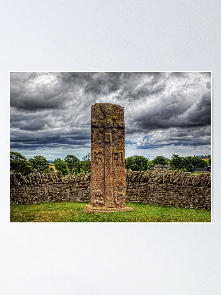 Alternate view of Aberlemno Pictish Cross - Scotland Poster