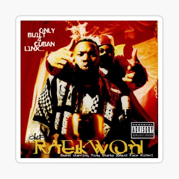 Only Built 4 Cuban Linx T-Shirt Sticker