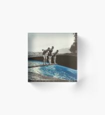 Bloque acrílico ¿Quien es primero?